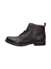 Bugatti Leder-Boots in Anthrazit