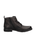 Bugatti Leder-Boots in Anthrazit
