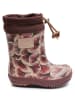 bisgaard Gummistiefel "Leaves" in Rosa