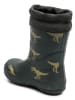 bisgaard Gummistiefel "Dinos" in Dunkelgrün