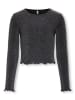 KIDS ONLY Longsleeve "Queen" in Schwarz