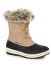 Kimberfeel Winterlaarzen "Elisa" beige/zwart