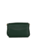 Anna Morellini Leren schoudertas "Matalia" donkergroen - (B)22 x (H)17 x (D)9 cm