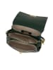 Anna Morellini Leren schoudertas "Matalia" donkergroen - (B)22 x (H)17 x (D)9 cm