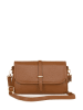 Lucca Baldi Leren schoudertas "Umbria" camel - (B)27 x (H)16 x (D)8 cm