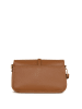 Lucca Baldi Leren schoudertas "Umbria" camel - (B)27 x (H)16 x (D)8 cm
