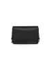 Anna Morellini Leren schoudertas "Giusy" zwart - (B)19 x (H)13 x (D)3 cm
