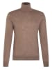 Seidensticker Wollrollkragenpullover in Hellbraun