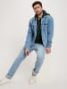 Cross Jeans Hoodie in Dunkelgrün