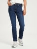 Cross Jeans Spijkerbroek - slim fit - donkerblauw