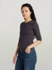 G-Star Sweter w kolorze fioletowo-czarnym
