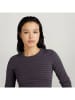 G-Star Pullover in Pflaume/ Schwarz