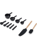KitchenAid 11tlg. Backzubehör-Set in Hellbraun/ Schwarz