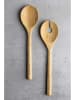 KitchenAid 2tlg. Salatbesteck-Set in Hellbraun - (L)31 cm