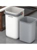 Joybos Keuken afvalemmer wit/grijs - 12 l
