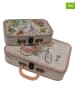 Anticline 2-delige set: opbergkoffers beige/lichtroze