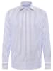 Eterna Blouse blauw/wit