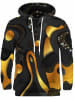 Mr GUGU & MISS GO Hoodie zwart/geel