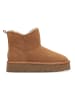 s.Oliver Leren winterboots lichtbruin