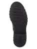 s.Oliver Leder-Boots in Schwarz