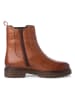 s.Oliver Leder-Boots in Hellbraun