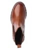 s.Oliver Leder-Boots in Hellbraun