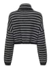 ONLY Rollkragenpullover in Grau/ Schwarz