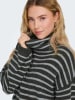 ONLY Strickkleid in Schwarz/ Grau