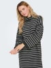 ONLY Strickkleid in Schwarz/ Grau