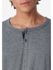 Schiesser Pyjama in Grau/ Dunkelblau