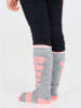 Zigzag 2er-Set: Ski-/ Snowboardsocken "Znow" in Grau/ Rosa