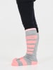 Zigzag 2er-Set: Ski-/ Snowboardsocken "Znow" in Grau/ Rosa