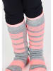 Zigzag 2er-Set: Ski-/ Snowboardsocken "Znow" in Grau/ Rosa