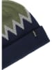 Zigzag Mütze "Samba" in Dunkelblau/ Khaki
