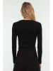 trendyol 2er-Set: Longsleeves in Schwarz/ Weiß