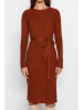 trendyol Strickkleid in Hellbraun