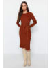 trendyol Kleid in Hellbraun
