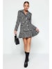 trendyol Kleid in Schwarz/ Weiß