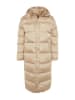 trendyol Wintermantel in Creme
