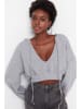 trendyol Pullover in Grau