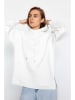 trendyol Hoodie in Weiß