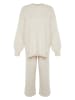 trendyol Twinset Outfit in Creme