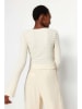 trendyol Bluse in Creme