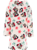 Disney Minnie Mouse Badjas "Minnie" crème/rood/groen