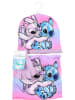 Lilo & Stitch 3tlg. Winteraccessoires-Set "Lilo et Stitch" in Lila/ Hellblau