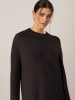 APART Strickkleid in Schwarz