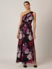 APART Kleid in Schwarz/ Lila/ Beere