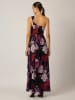 APART Kleid in Schwarz/ Lila/ Beere