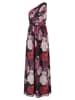 APART Kleid in Schwarz/ Lila/ Beere