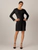 APART Strickkleid in Schwarz